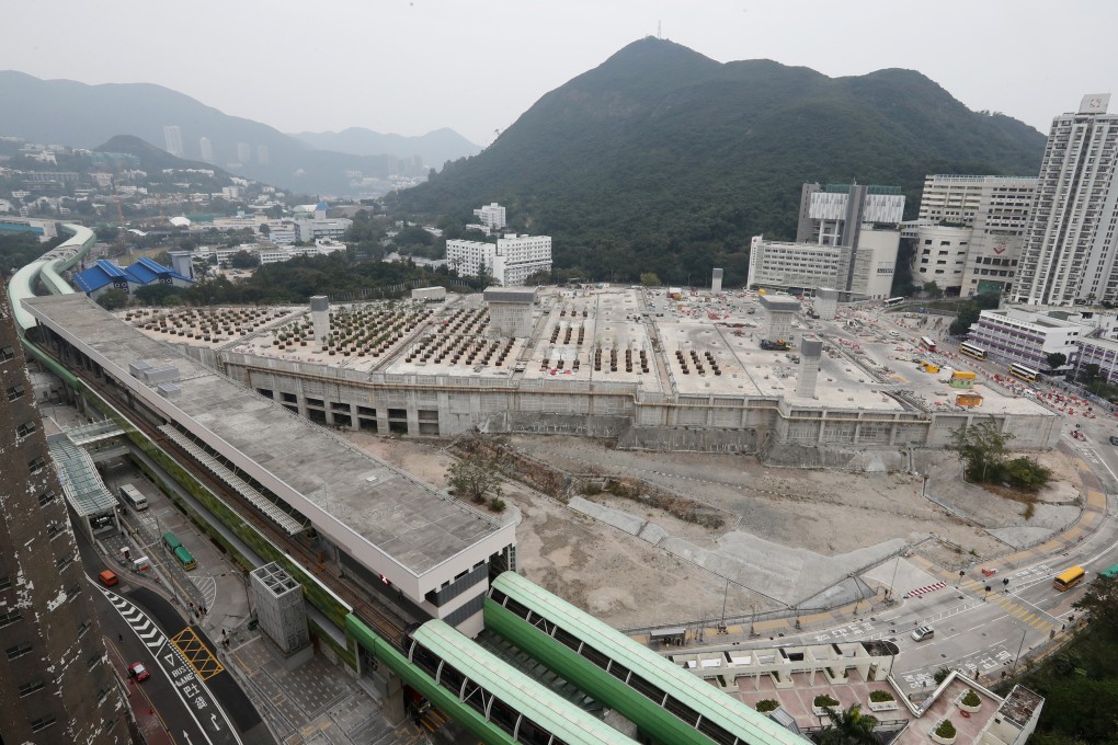 A general view of the Wong Chuk Hang MTR station. Photo: Edward Wong