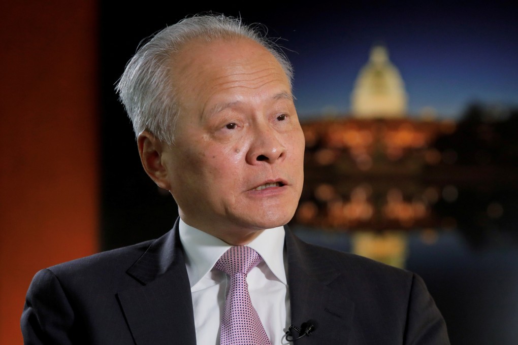 China’s ambassador to the US Cui Tiankai says the two countries can be competitive without being rivals. Photo: Reuters
