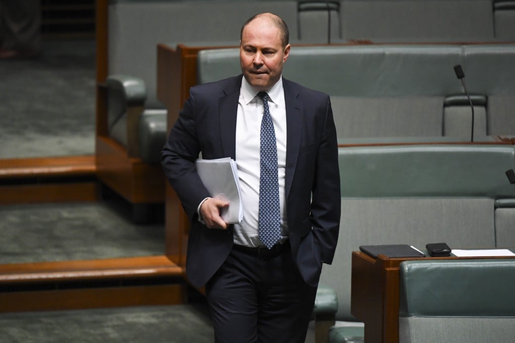 Australia Treasurer Josh Frydenberg took issue with Xi Jinping’s Davos speech. Photo: EPA-EFE
