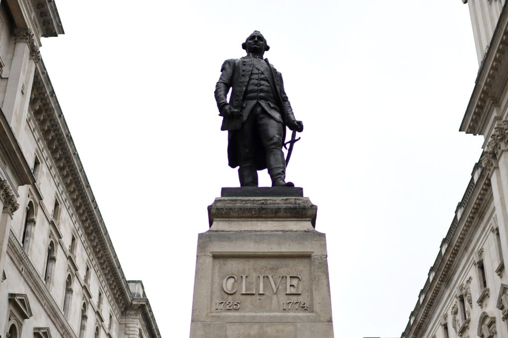 A statue of Robert Clive, better known as ‘Clive of India’, in London. Photo: AFP