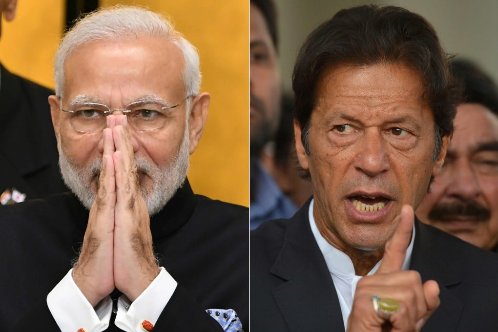 Narendra Modi and Imran Khan, the respective leaders of India and Pakistan, have much work to do to bridge the gap between the two countries. Photo: AFP