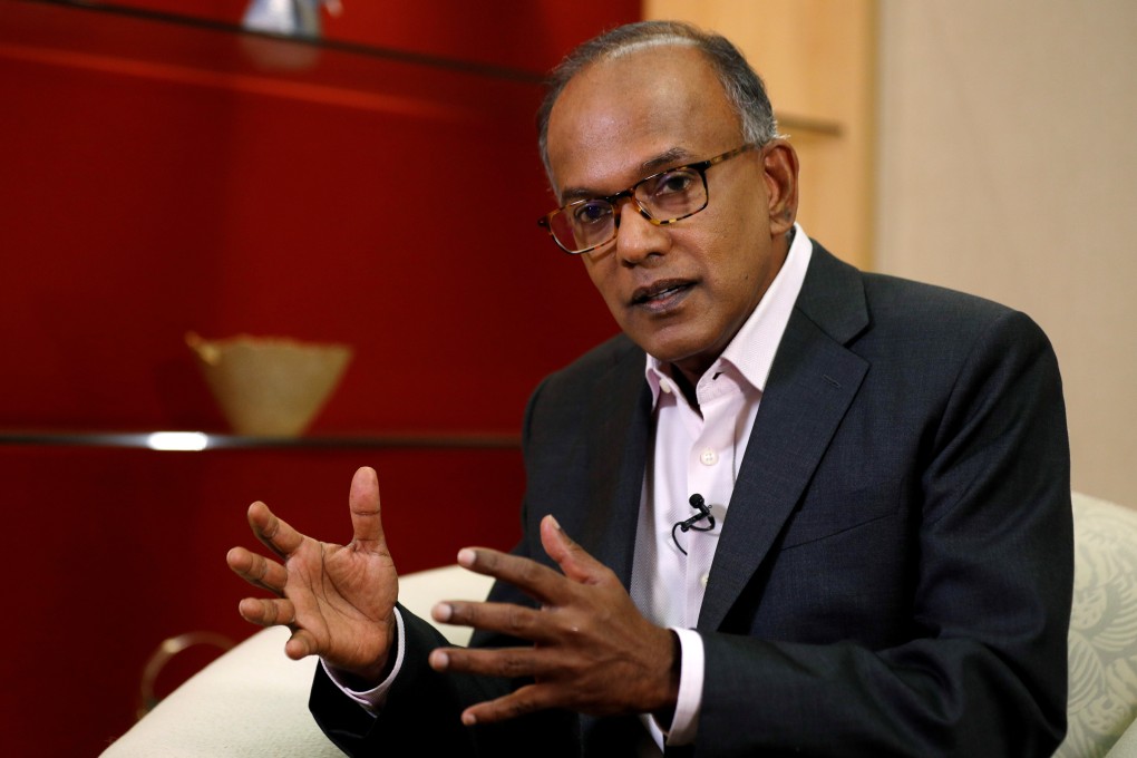 Singapore’s Law Minister K. Shanmugam. Photo: Reuters