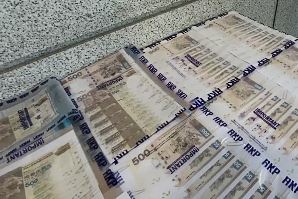 Police arrested a mother-daughter pair and seized 54 bogus HK$500 banknotes on Thursday. Photo: Facebook.