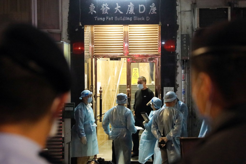 The lockdown in North Point came into force on Thursday night. Photo: K. Y. Cheng
