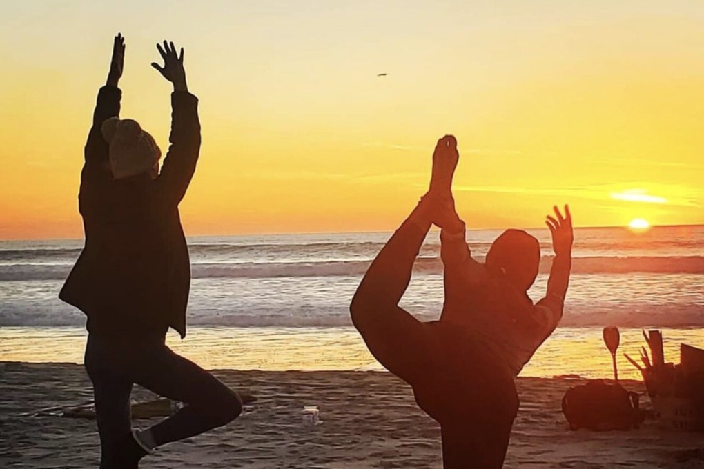 Start 2021 the right way by taking part in the #30dayYogaChallenge. Photo: Instagram/oceanfitnessyoga