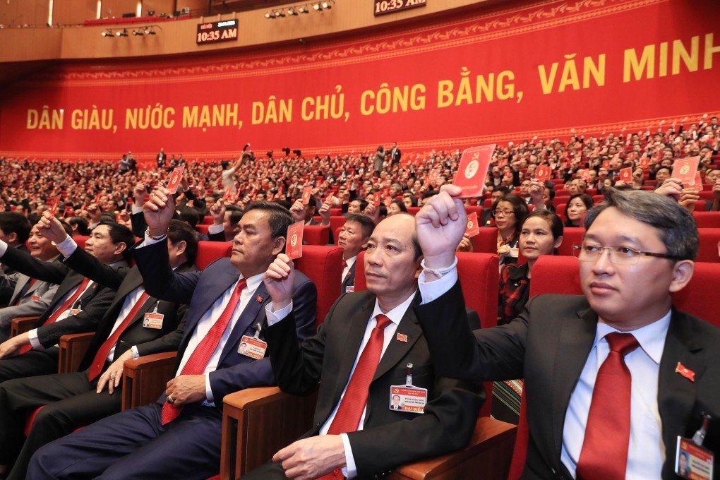 Delegates at the 13th National Congress of Vietnam's Communist Party, which is expected to choose a new leadership for the country. Photo: EPA-EFE