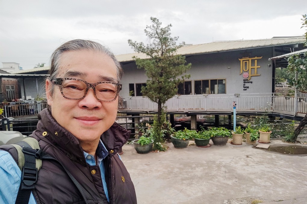 Hong Kong celebrity chef Vincent Ko Wing-sun poses in front of his restaurant in his hometown Guangzhou in Guangdong province. Photo: Handout