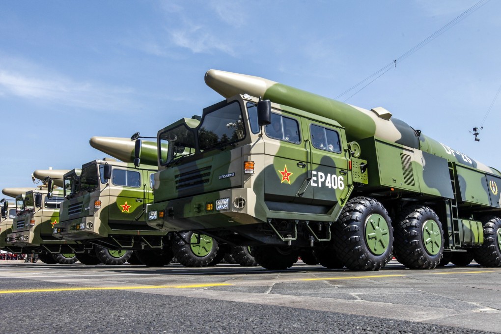 Chinese DF-26 missiles, an intermediate-range weapon, would be banned under the treaty. Photo: Xinhua