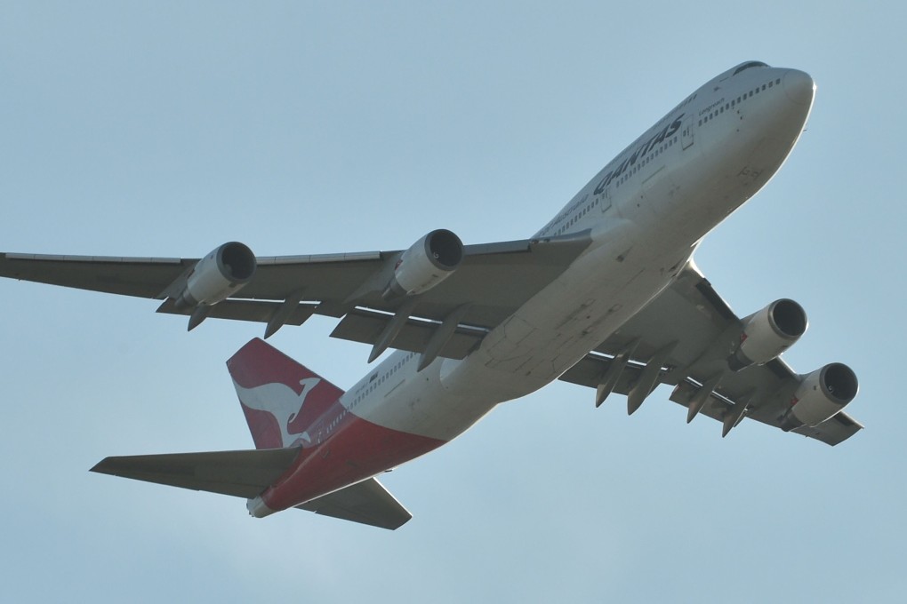 A Qantas Boeing 747 airliner pictured taking off from Sydney airport. Photo: AFP