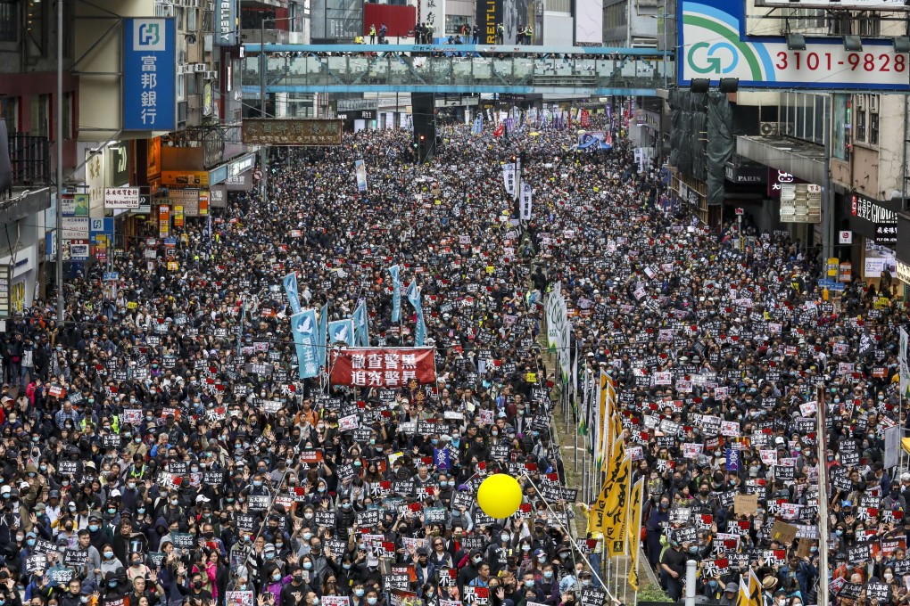 The 18-year-old defendant was arrested at a protest on January 1 last year. Photo: Nora Tam