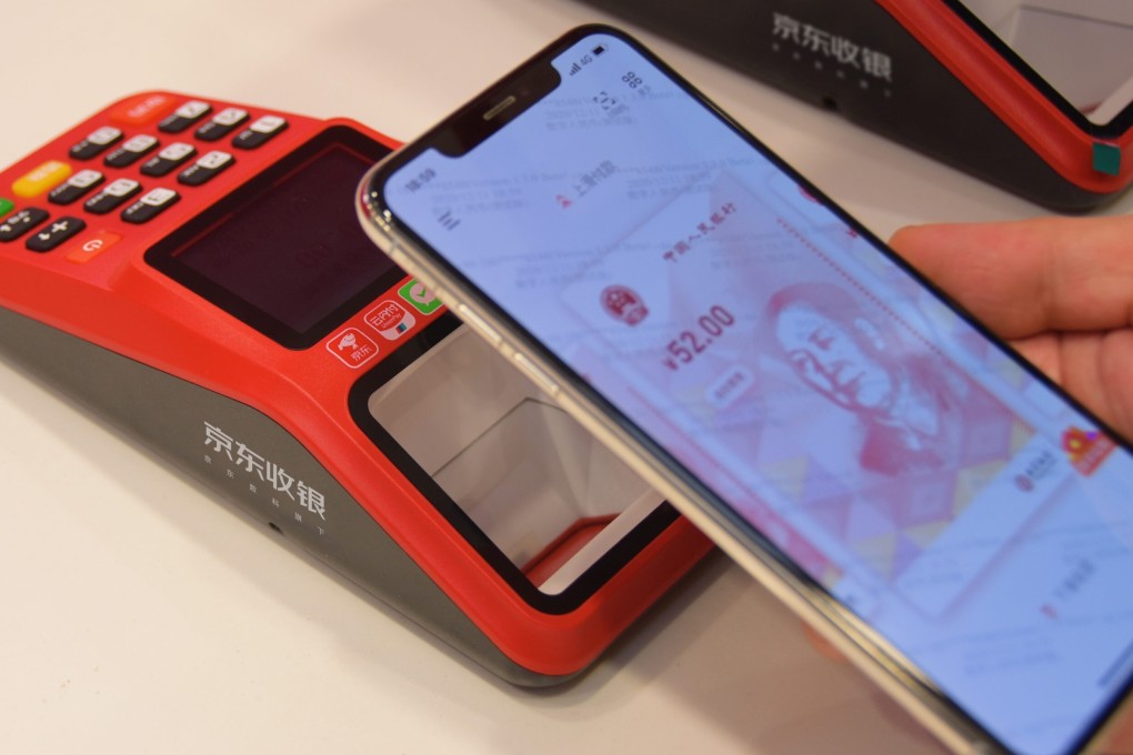 There is no official timetable for the launch of China’s digital yuan despite various pilot programmes in the cities of Shenzhen, Suzhou, Xiongan and Chengdu. Photo: JD.com