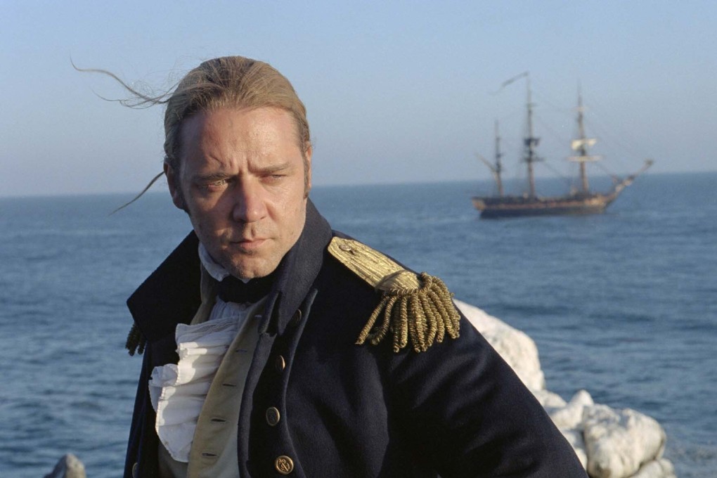 Russell Crowe in Master and Commander, one of Pip Hare’s favourite films. He sent her a birthday message as she sails around the world. Photo: Associated Press