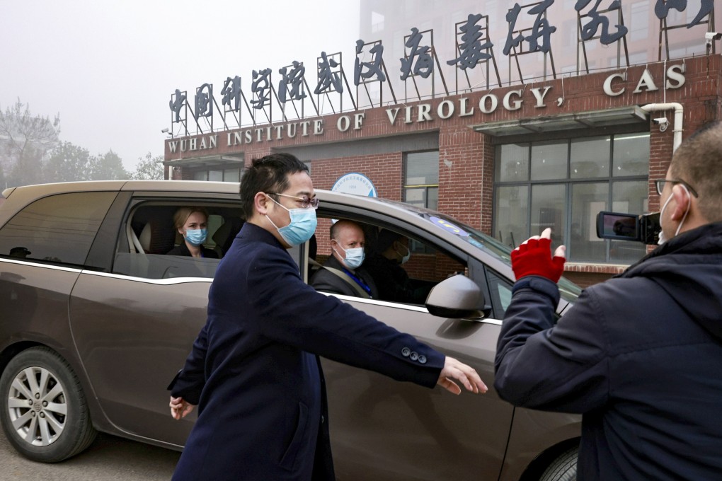 WHO investigative team members Peter Daszak and Thea Fischer arrive at the Wuhan Institute of Virology in central China as part of their quest to find the origin of the new coronavirus. Photo: Reuters