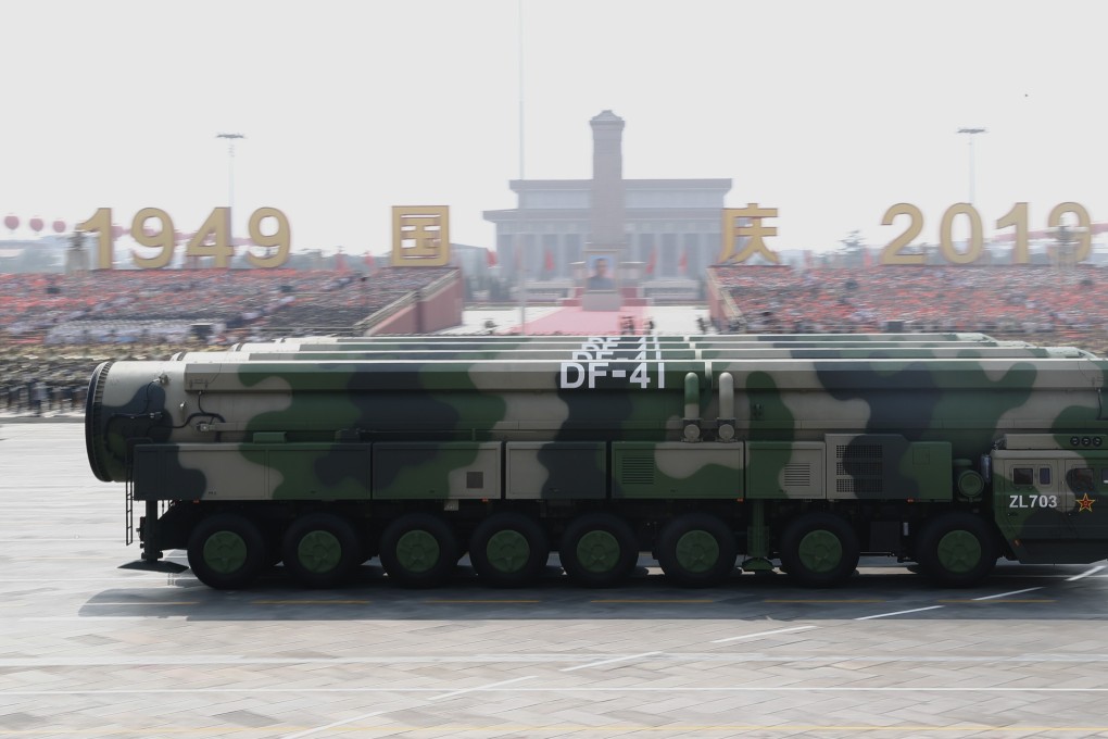 China has never revealed the extent of its nuclear arsenal. Photo: Xinhua