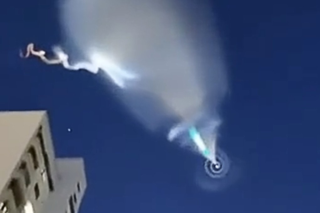 China’s Central Theatre Command released images of the missile interception test on social media. Photo: Handout