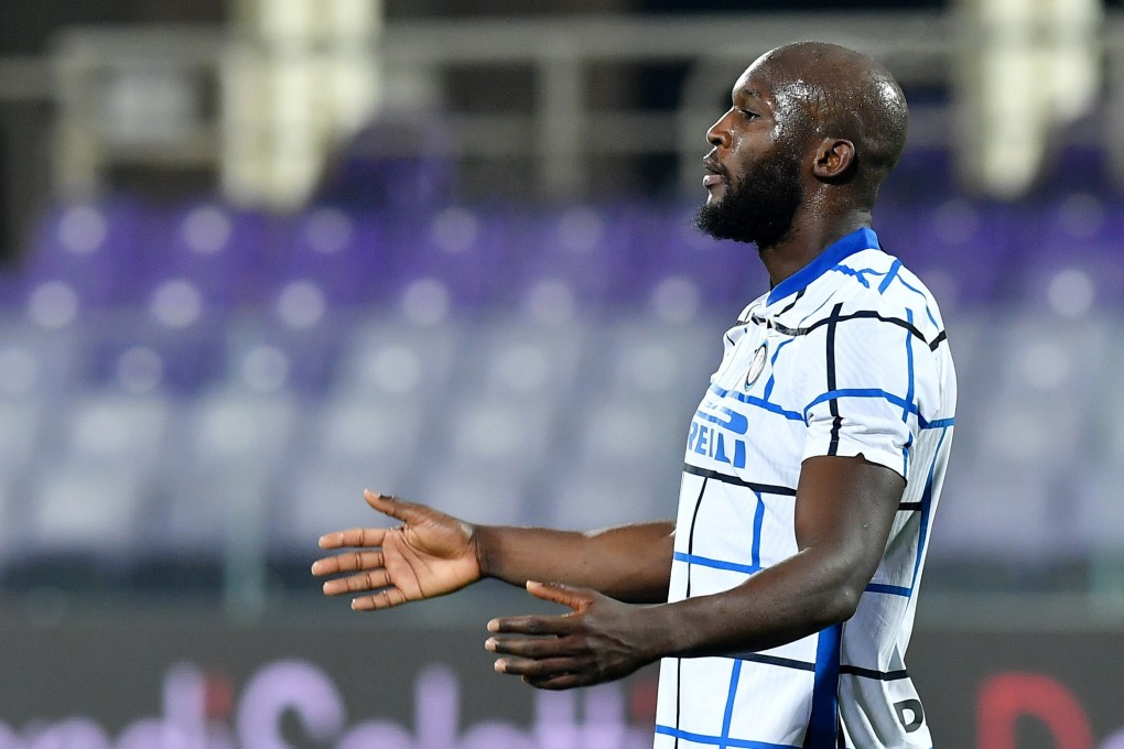Inter Milan's Romelu Lukaku in action in the win over Fiorentina. Photo: Reuters