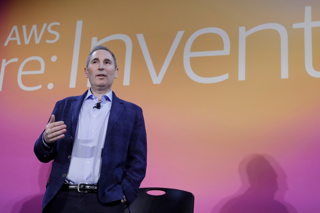 Long-time Amazon Web Services chief executive Andy Jassy discusses an initiative during the Amazon.com subsidiary’s re: Invent 2019 conference in Las Vegas. Jassy will take over as parent Amazon’s new chief later this year, when founder Jeff Bezos assumes the role of executive chairman. Photo: AP