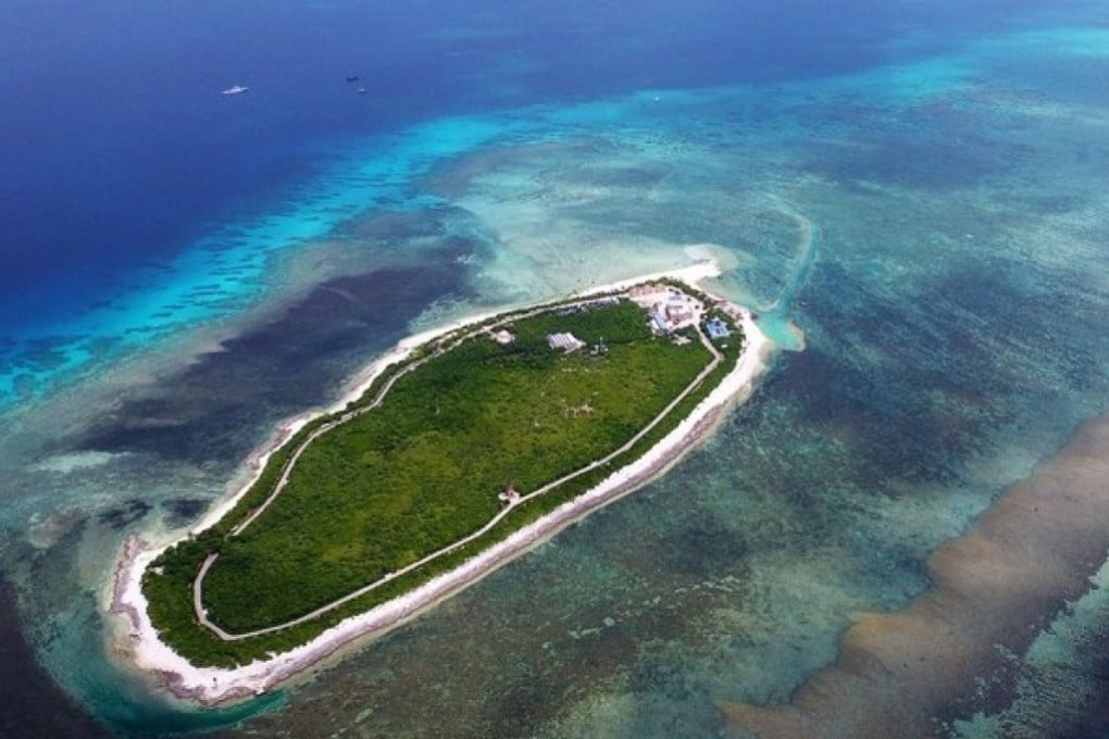 The Chinese team collected coral reef samples from Yongle (pictured) and Yongxing in the Paracel Islands. Xinhua
