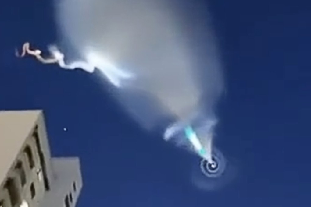 China’s Central Theatre Command released images of the missile interception test on social media. Photo: Handout
