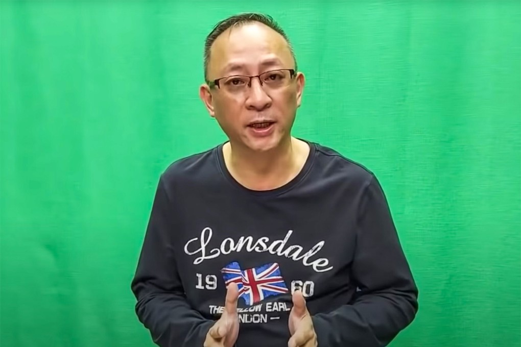 Internet radio host Wan Yiu-sing, better known as ‘Giggs’, was arrested on Sunday on suspicion of having ‘seditious intent’. Photo: YouTube