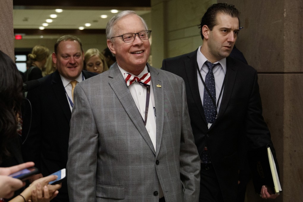 US congressman Ron Wright walks to a session on Capitol Hill in Washington in November 2018. Photo: AP