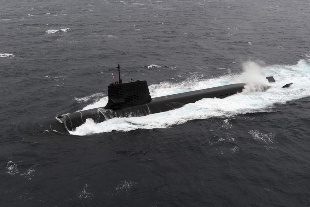 A Japan Maritime Self-Defence Forces diesel-electric Soryu submarine is seen in this undated handout photograph. Photo: Japan Maritime Self-Defence Force/Handout via Reuters