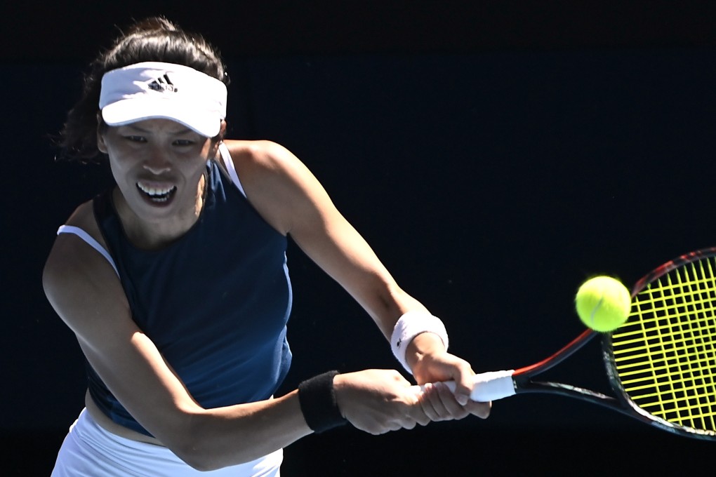Taiwan’s Hsieh Su-wei in control during her second round match against Canada’s Bianca Andreescu. Photo: Reuters