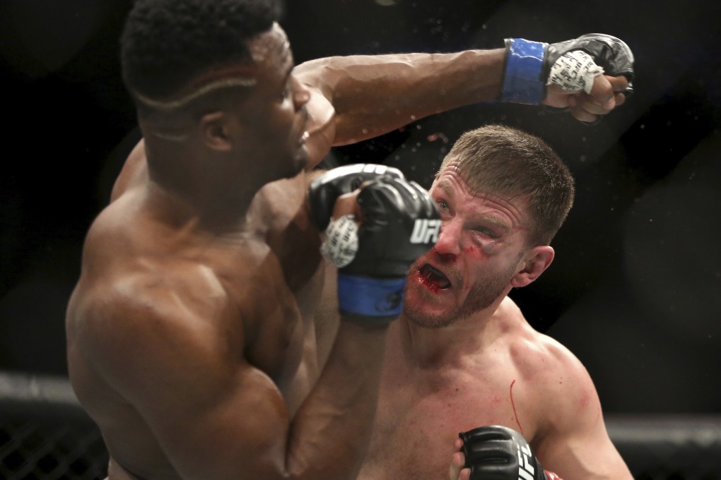 Francis Ngannou said he is a new fighter now heading into his rematch with UFC heavyweight champion Stipe Miocic. Photo: AP