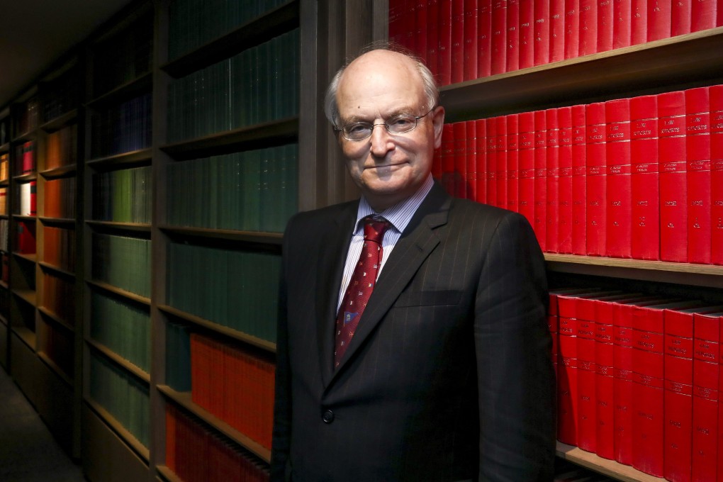 Paul Harris, the newly elected chairman of Hong Kong Bar Association. Photo: Jonathan Wong
