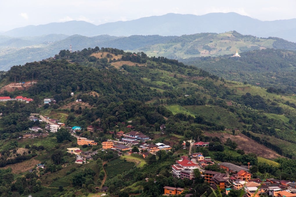 View of Doi Mae Salong villages in Chiang Rai, Thailand. The area’s early history centred on the opium trade of the Golden Triangle. Photo: Shutterstock