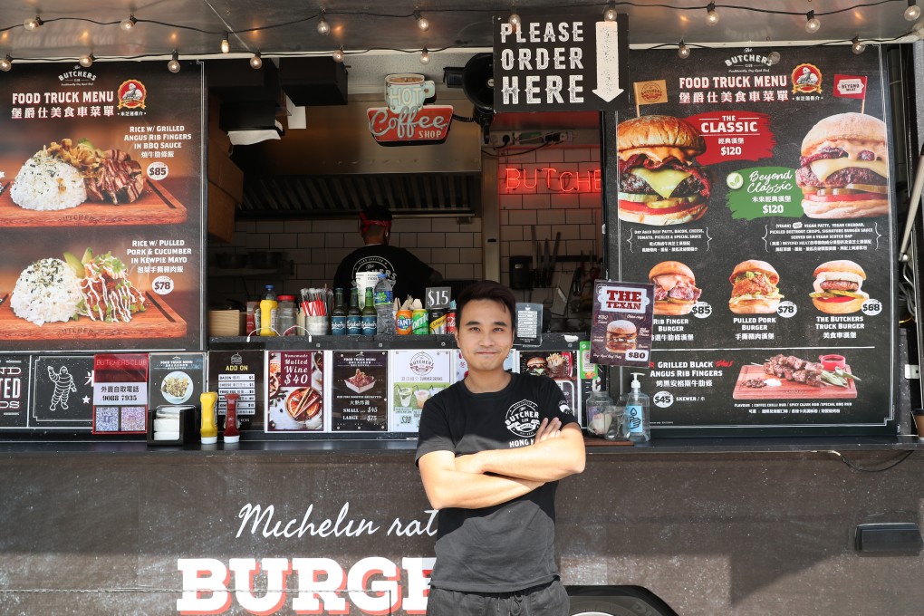 The Butcher’s Club truck manager Leo Choi says with tourists no longer around he relies solely on local custom. Photo: Edmond So