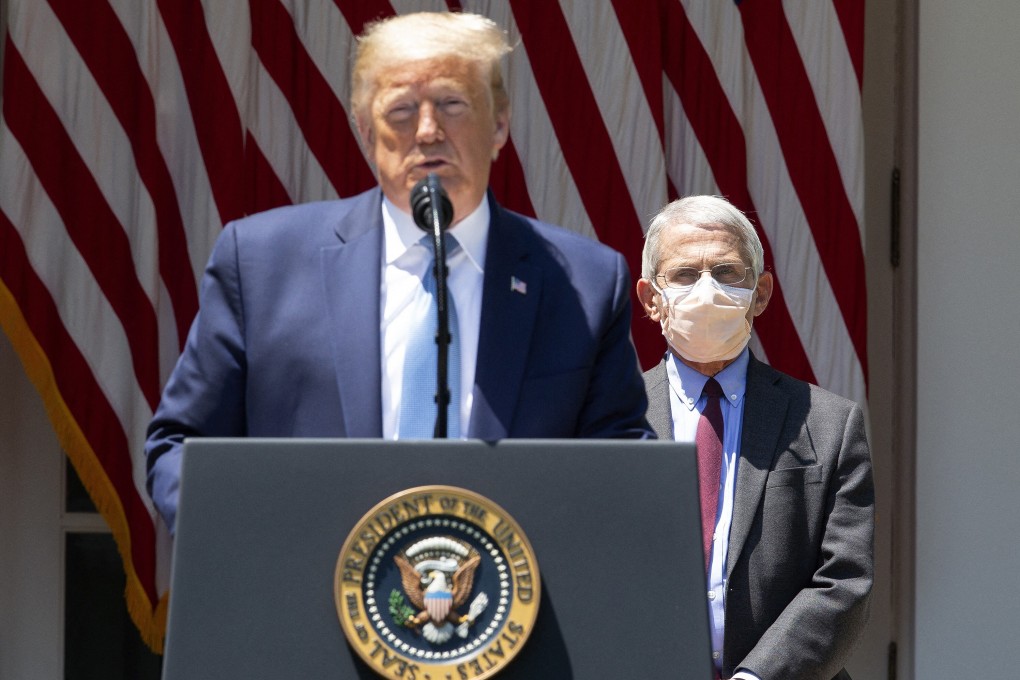 President Donald Trump delivers remarks regarding coronavirus vaccine developments in the Rose Garden of the White House in Washington. Photo: CNP/Abaca Press/TNS