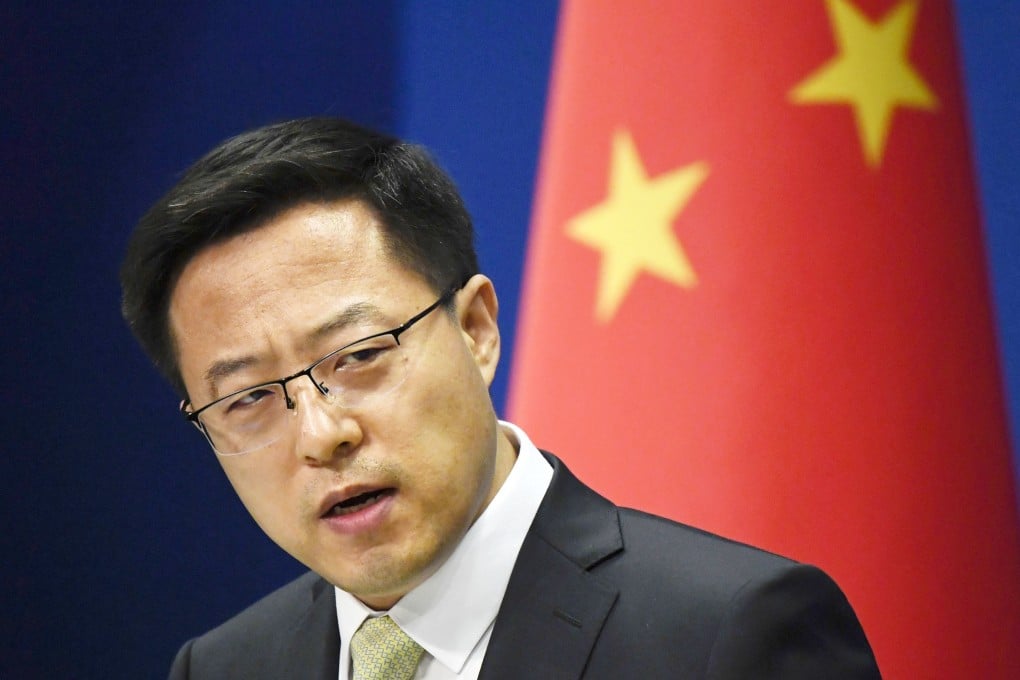 Chinese foreign ministry spokesman Zhao Lijian played a key role in spreading conspiracy theories. Photo: Kyodo