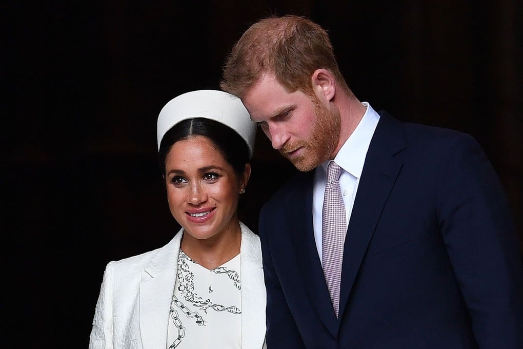 Britain’s Prince Harry, Duke of Sussex and Meghan, Duchess of Sussex leave after attending a Commonwealth Day Service at Westminster Abbey in March 2019. Photo: AFP