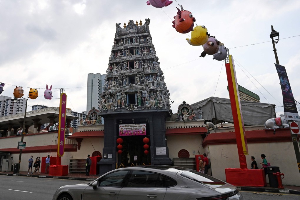 Sri Mariamman is Singapore’s oldest Hindu temple. Photo: AFP