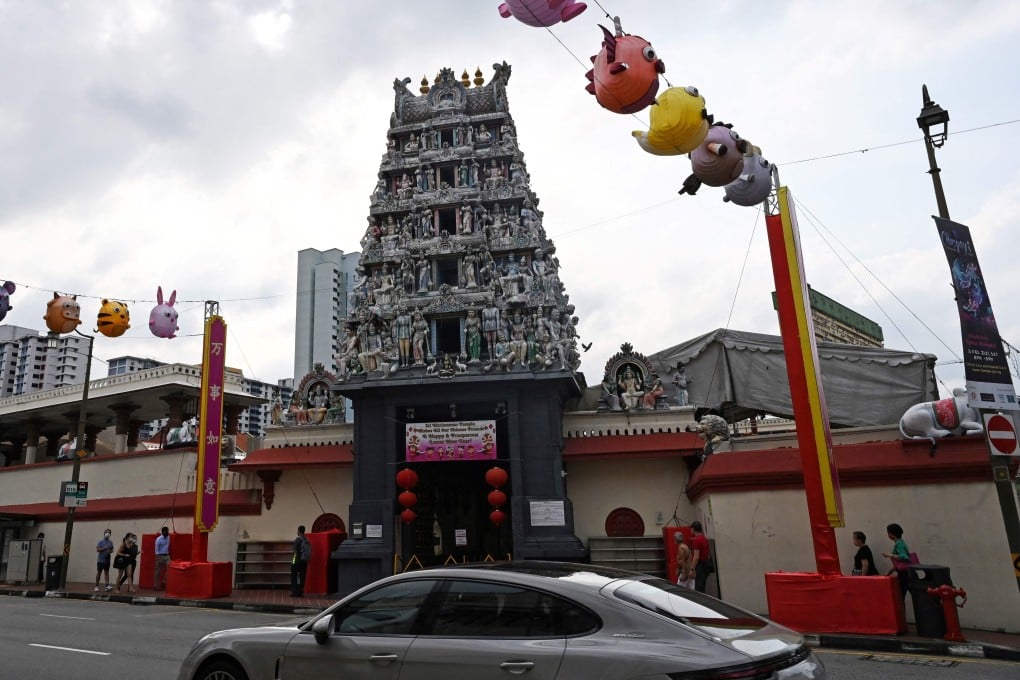 Sri Mariamman is Singapore’s oldest Hindu temple. Photo: AFP