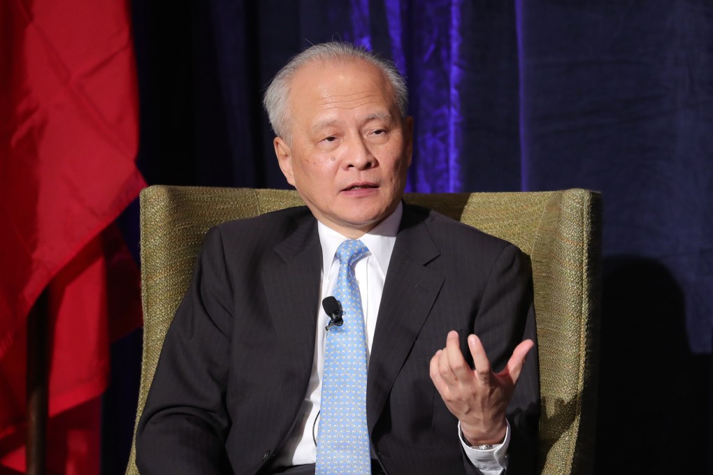 Cui Tiankai is China’s longest-serving ambassador to the US. Photo: Xinhua
