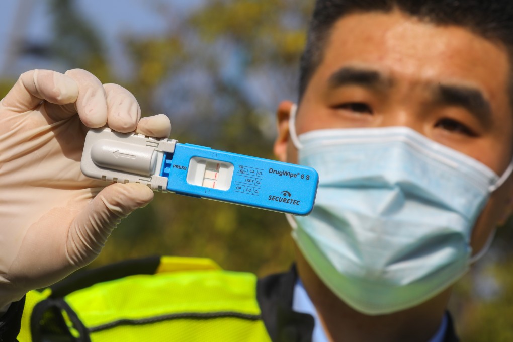 The rapid oral fluid test produces results that are more than 80 per cent accurate. Photo: Dickson Lee