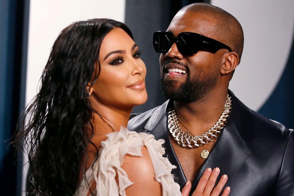 Kim Kardashian and Kanye West pictured in February 9, 2020. Photo: Reuters