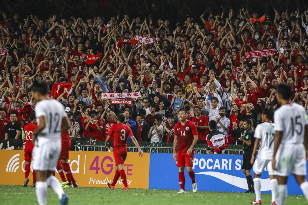 Hong Kong’s James Ha in action against Cambodia in the Fifa World Cup Qatar 2022 qualifiers at Hong Kong Stadium in November 2019. Photo: May Tse