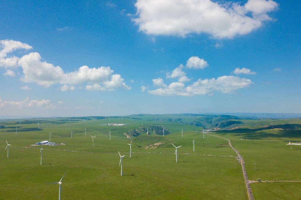 A wind power base in Ulanqab, in China’s Inner Mongolia autonomous region, in August 2018. China has pledged to increase the share of non-fossil fuels in its primary energy consumption to 25 per cent by 2030. Photo: Xinhua