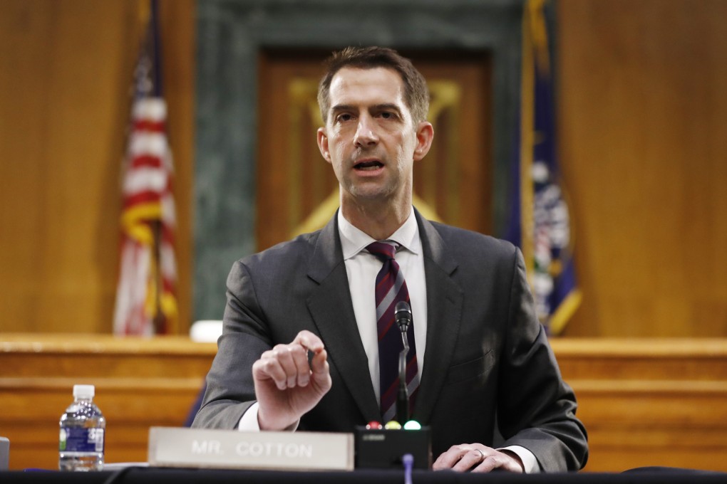 Senator Tom Cotton has joined the public debate among industry groups and think tanks in advocating US government support for the country’s semiconductor manufacturing industry. Photo: AP