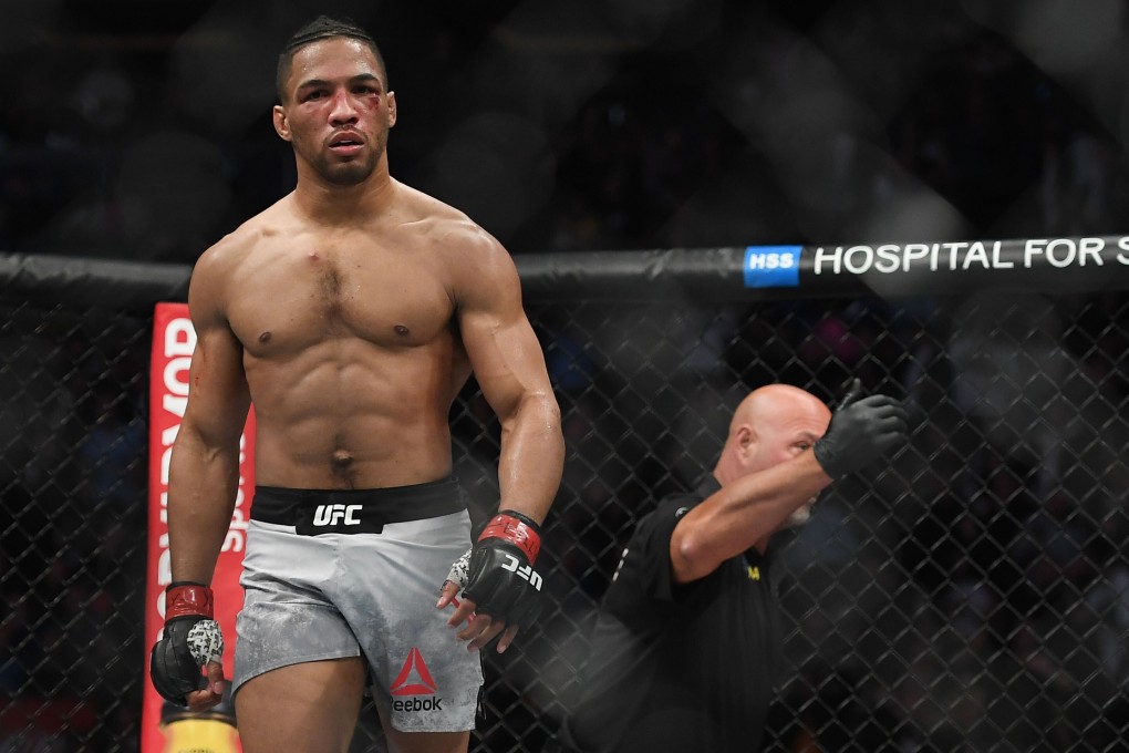 Kevin Lee walks off after knocking out Gregor Gillespie at UFC 244 at Madison Square Garden. Photo: Sarah Stier/USA TODAY Sports