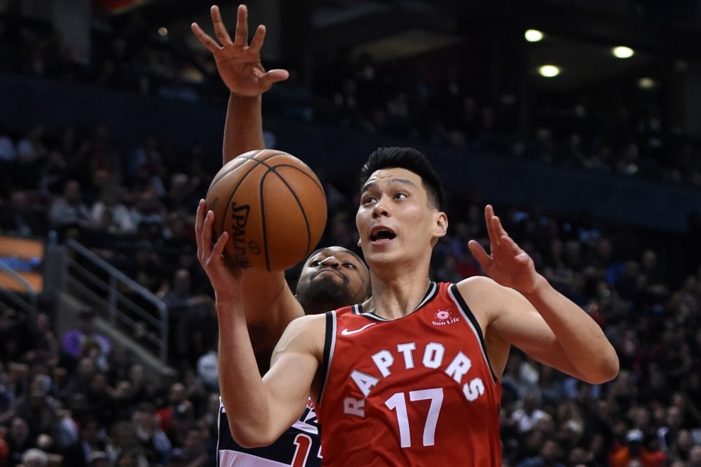 Toronto Raptors guard Jeremy Lin shoots against the Washington Wizards in the 2019-20 NBA season. Photo: USA Today Sports