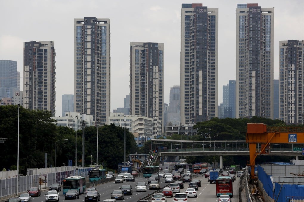 Residential towers are seen in Shenzhen, the wealthiest city in southern Guangdong province. Photo: Reuters