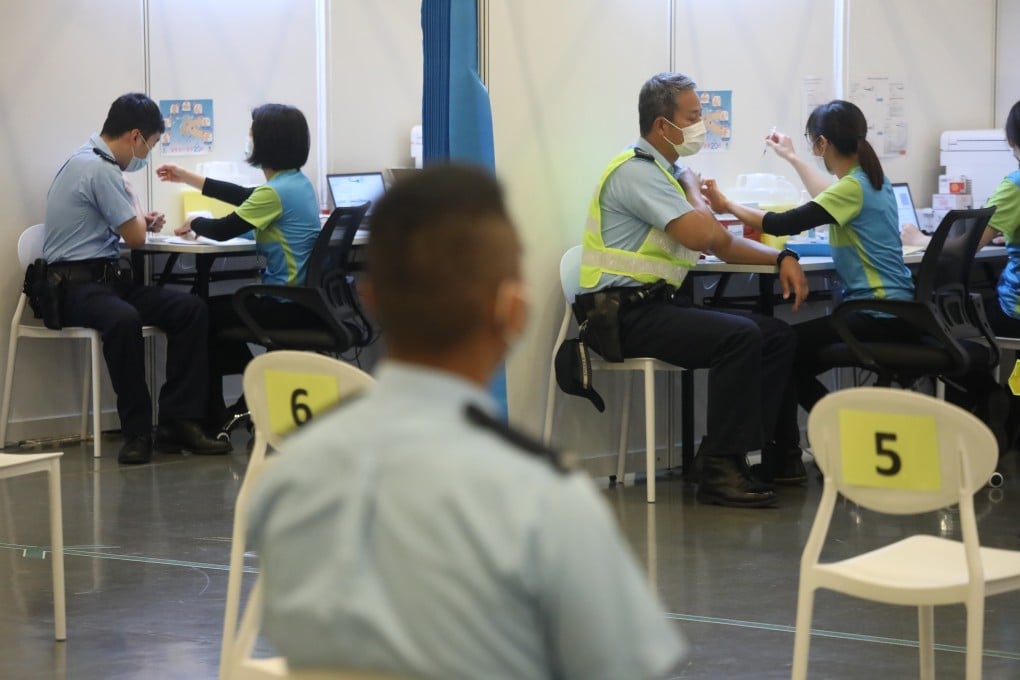 Hundreds of people have received Sinovac jabs in Hong Kong. Photo: K. Y. Cheng