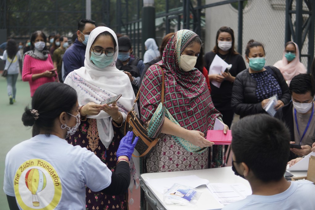 The Zubin Foundation has distributed relief items, including masks, to members of the ethnic minority communities in Hong Kong. Photo: Handout