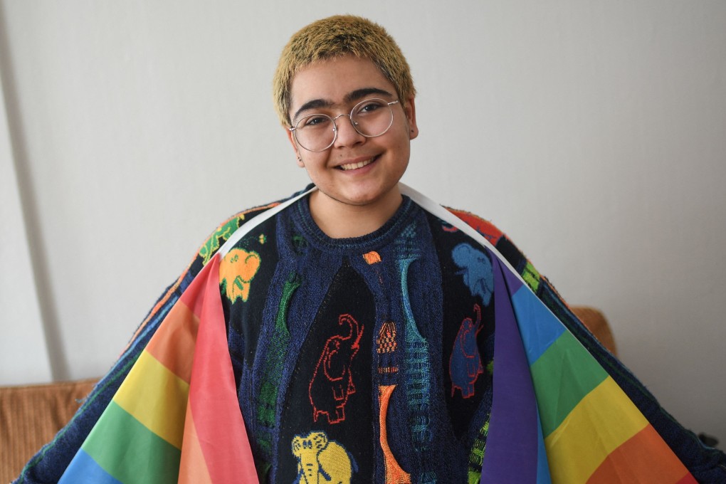 Turkish LGBT activist Alaz Ada Yener. Photo: AFP