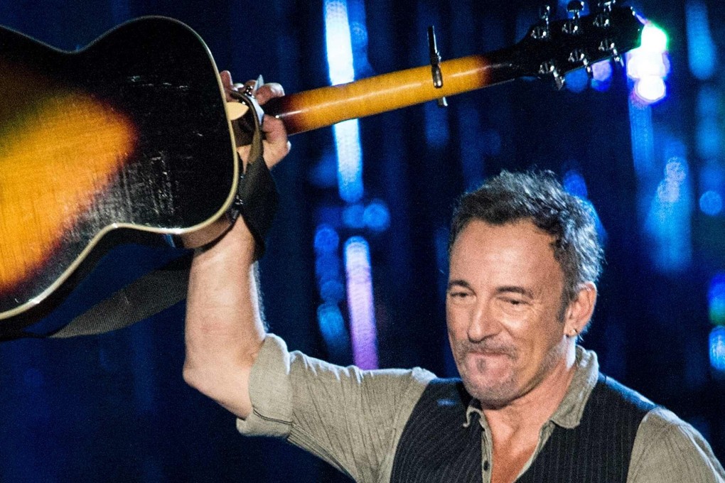 Bruce Springsteen performs during concert in Washington in November 2014. Photo: AFP