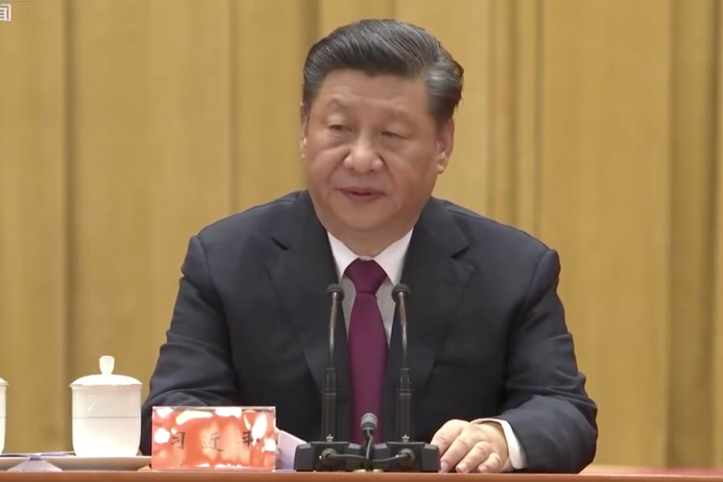 President Xi Jinping said no other country had alleviated poverty to the extent that China has in such a short time. Photo: CCTV